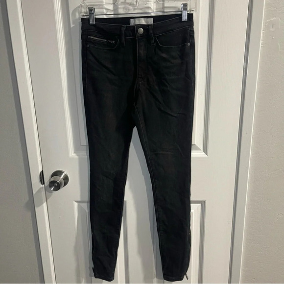 Athleta Sculptek Black Skinny Jeans Size O - Picture 1 of 8